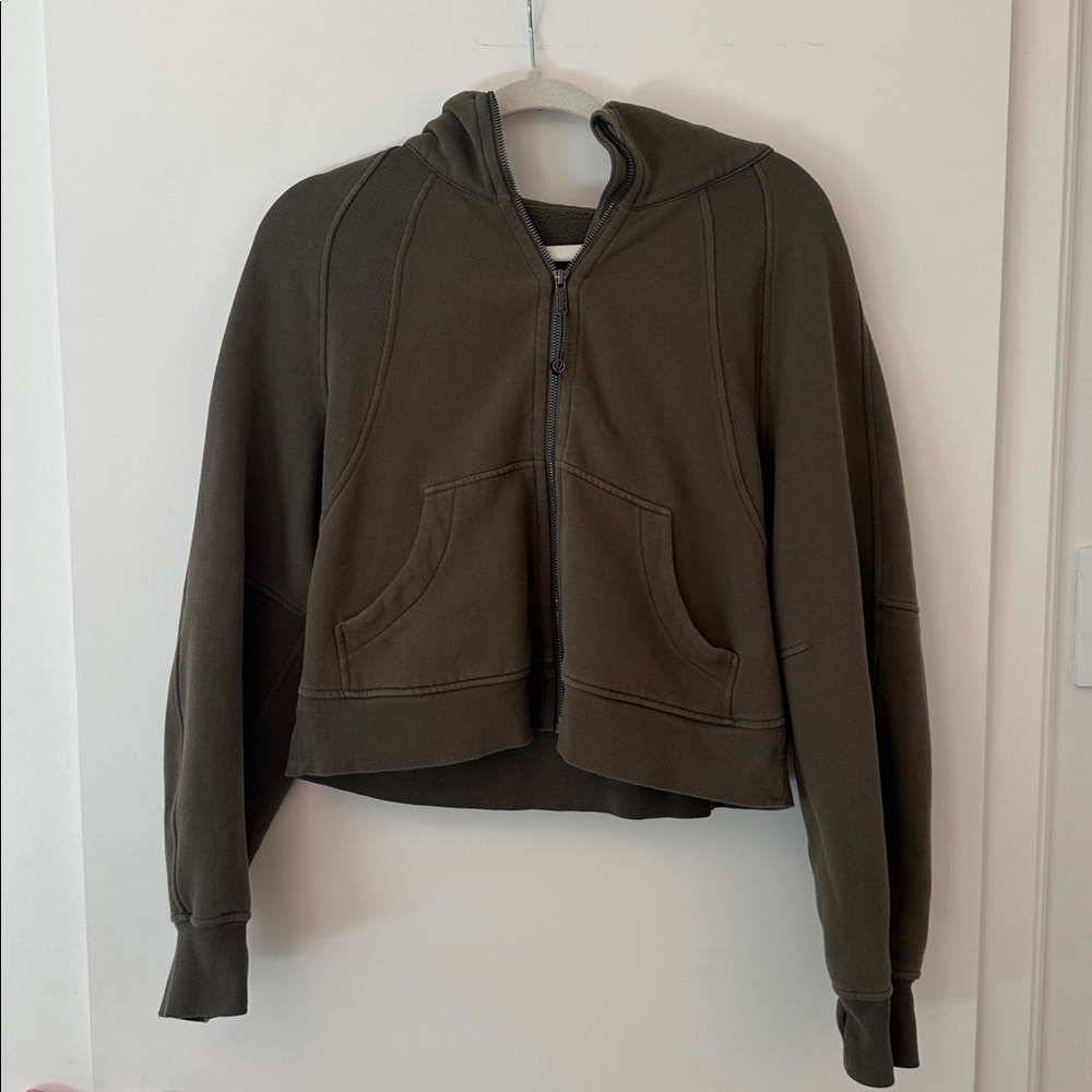 Lululemon Dark Olive Scuba Jacket